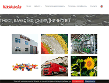 Tablet Screenshot of kaskada-bg.com
